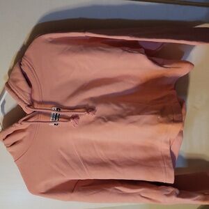 Adidas Peach Medium Cropped Hoodie